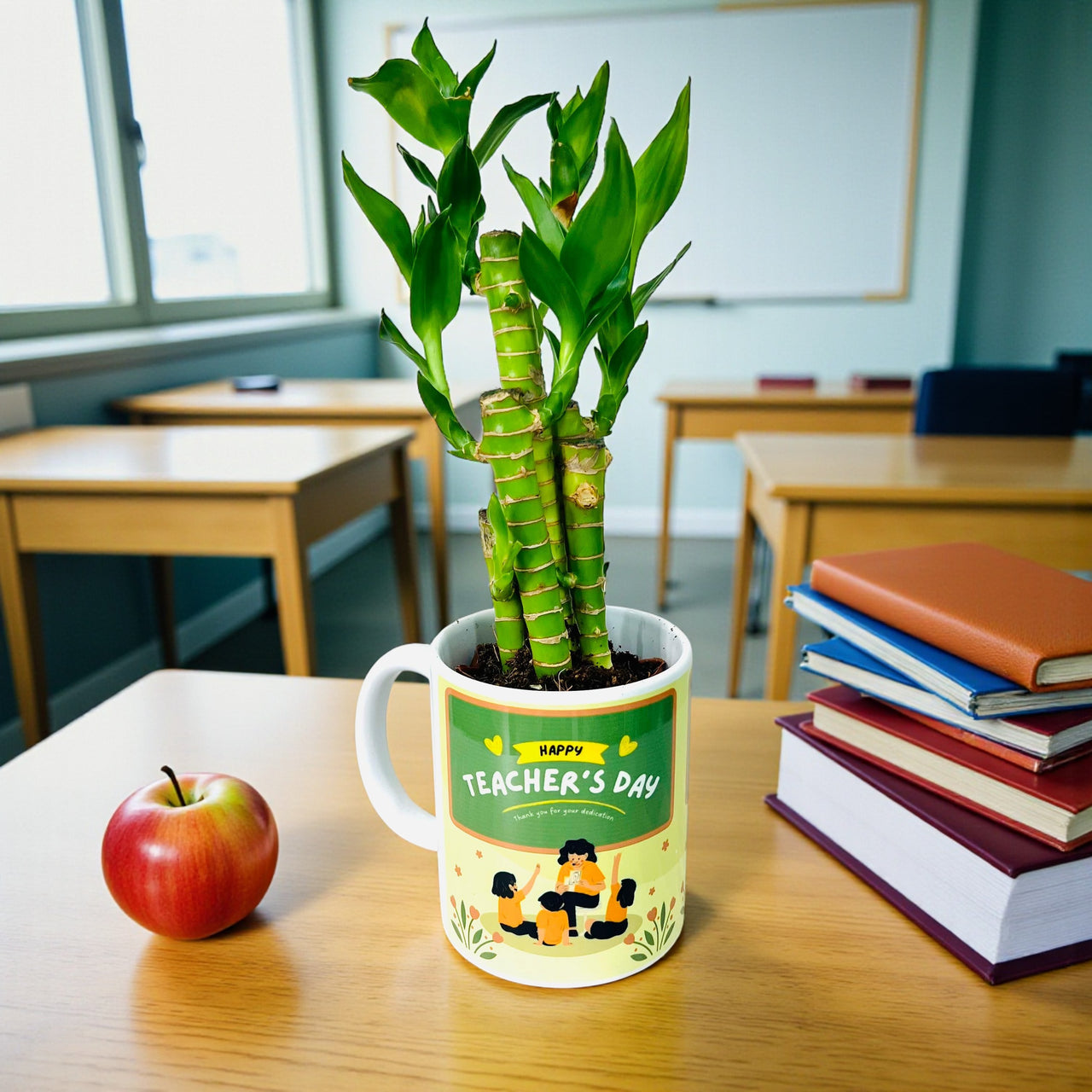 5 Lucky Bamboo - Teacher's Day Mug
