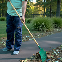 Metal Garden Rake – 25‑Teeth Lawn & Soil Rake