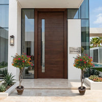 Bougainvillea Entrance Duo – 2 Multicolor Bougainvillea – Villa Door Statement – 2 in 1 Pair
