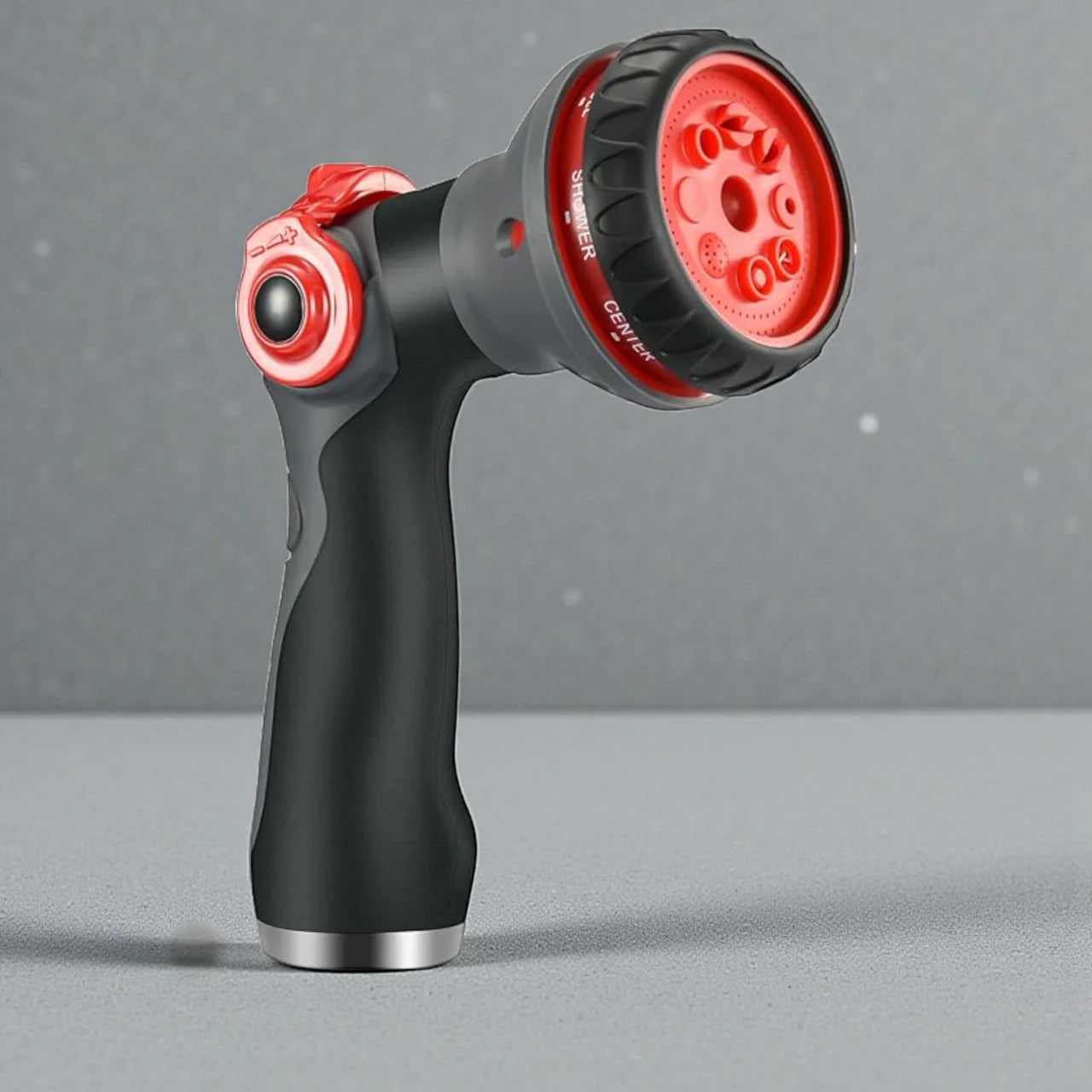 Heavy Duty Thumb Control Garden Hose Nozzle Sprayer – 8 Spray Patterns