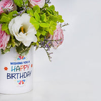 Birthday Blooms Floral Mug Surprise