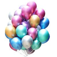 Assorted Chrome balloons Bouquet