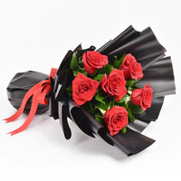 Beautiful Bunch of 6 Red Roses