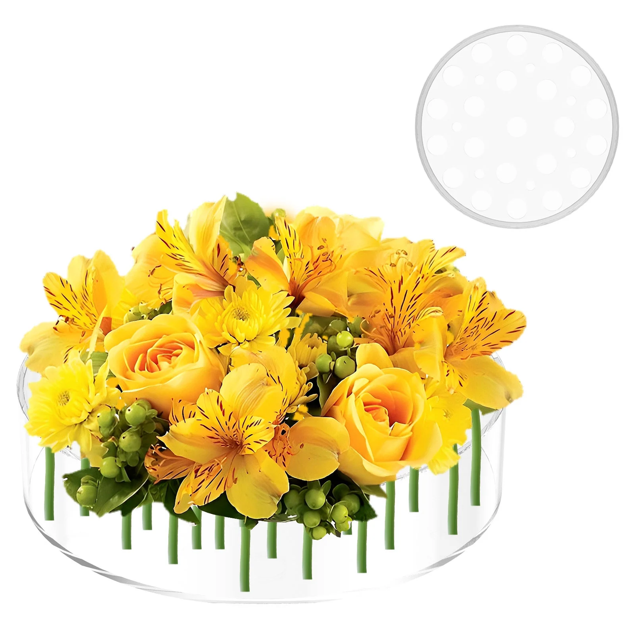 Yellow Rose Floral Arrangement