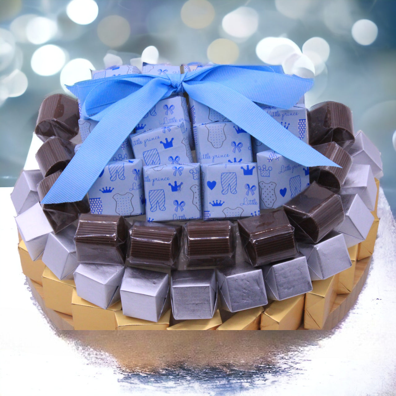 Baby Boy Chocolate Tray