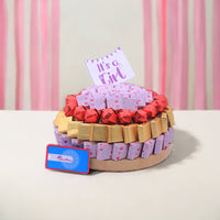 It's A Girl Chocolate Arrangement, Assorted Chocolates, Beautiful Tray, 1.2kg