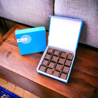 Box of Gourmet Chocolate, 16pcs, Crunchy Wafer