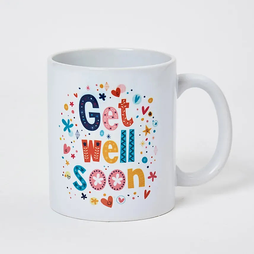Get Well Soon Mug & Cushion Combo