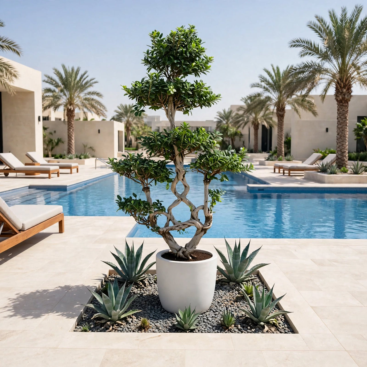 Ficus Ginseng S-Curve Bonsai – Decorative Bonsai Plant