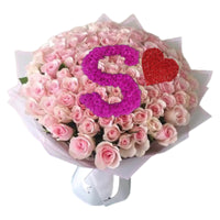 100 Pink Roses