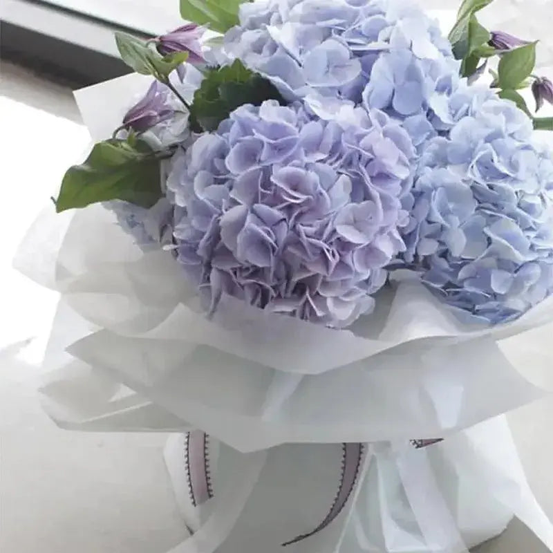 Sky Blue Hydrangea Bouquet