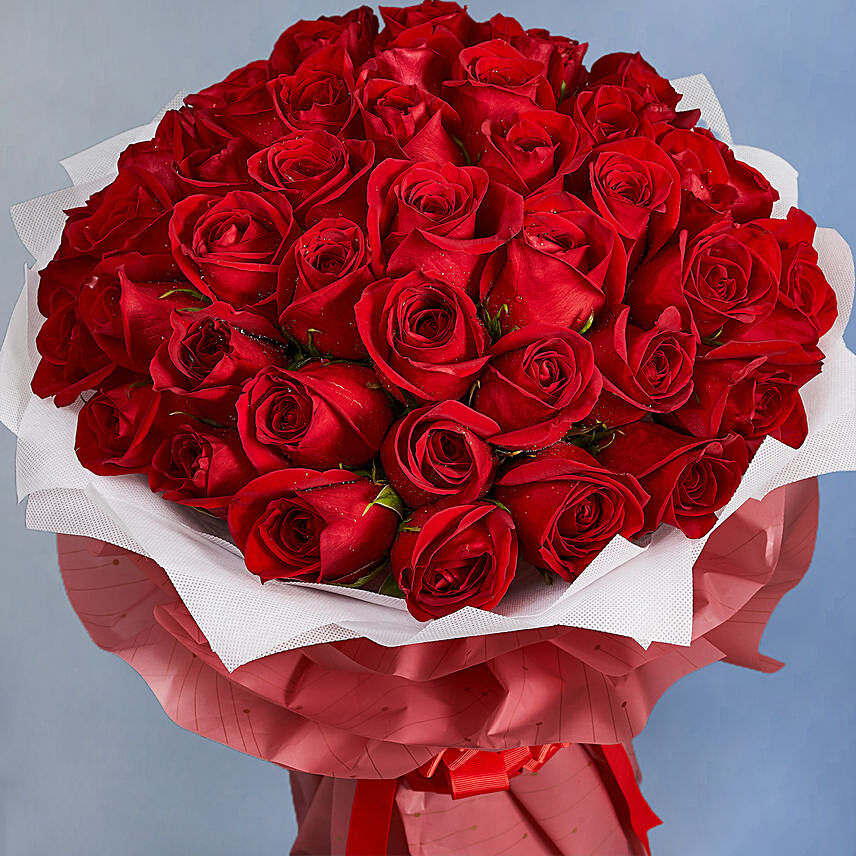 50 & 100 Red Roses Bouquet