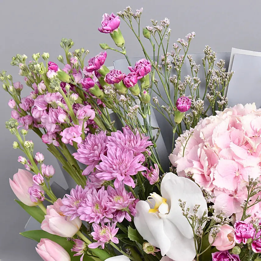 Pink Forest Bloom Bouquet