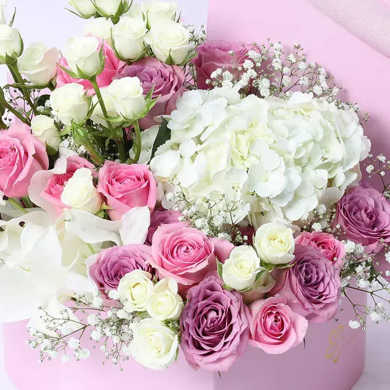 Pure Heart: Radiant Floral Arrangment
