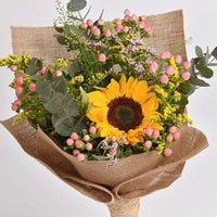 Sunflower & Hypericum Bouquet