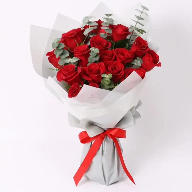 21 Red Roses Bouquet