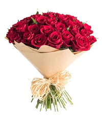 24 Red Roses Hand Tied