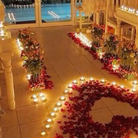 Romantic Roses and Candles Decorations