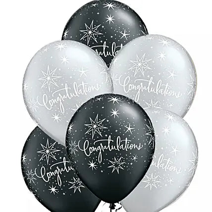 Set of 10 Congratulations Balloons