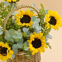 Sunflower Shine Basket