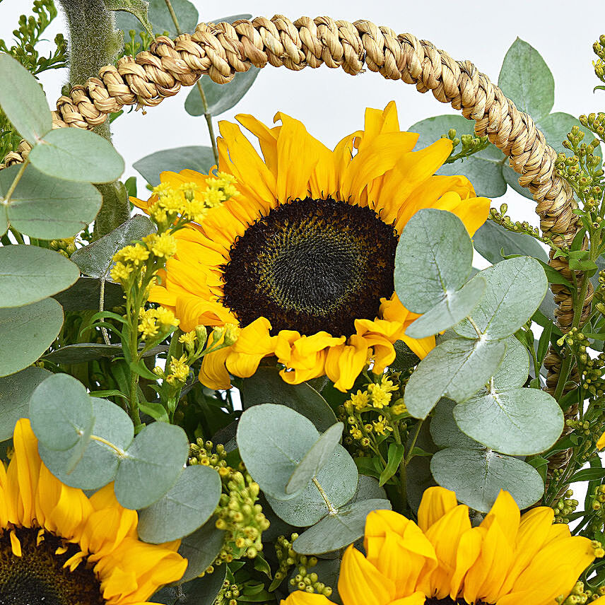 Sunflower Shine Basket