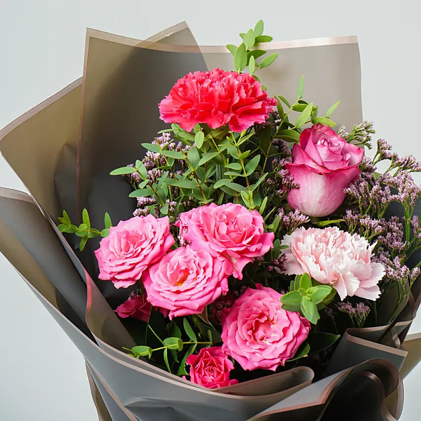 Carnations and Roses Bouquet