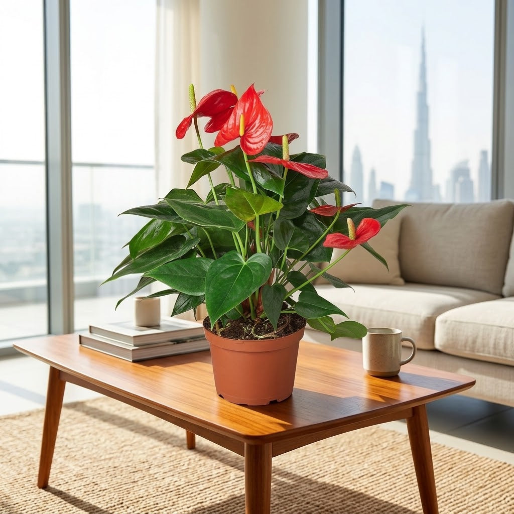 Anthurium Red Plant - Flamingo Lily