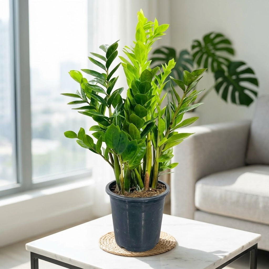 Zamioculcas Plant (ZZ Plant, Aroid Palm, Arum Fern)